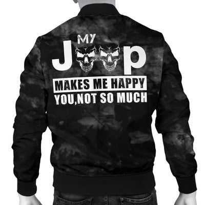 My J**P Makes Me Happy Men's Bomber Jacket