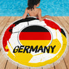 Germany Soccer Beach Blanket