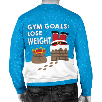 Gym Goals Men's Ugly Xmas Sweater