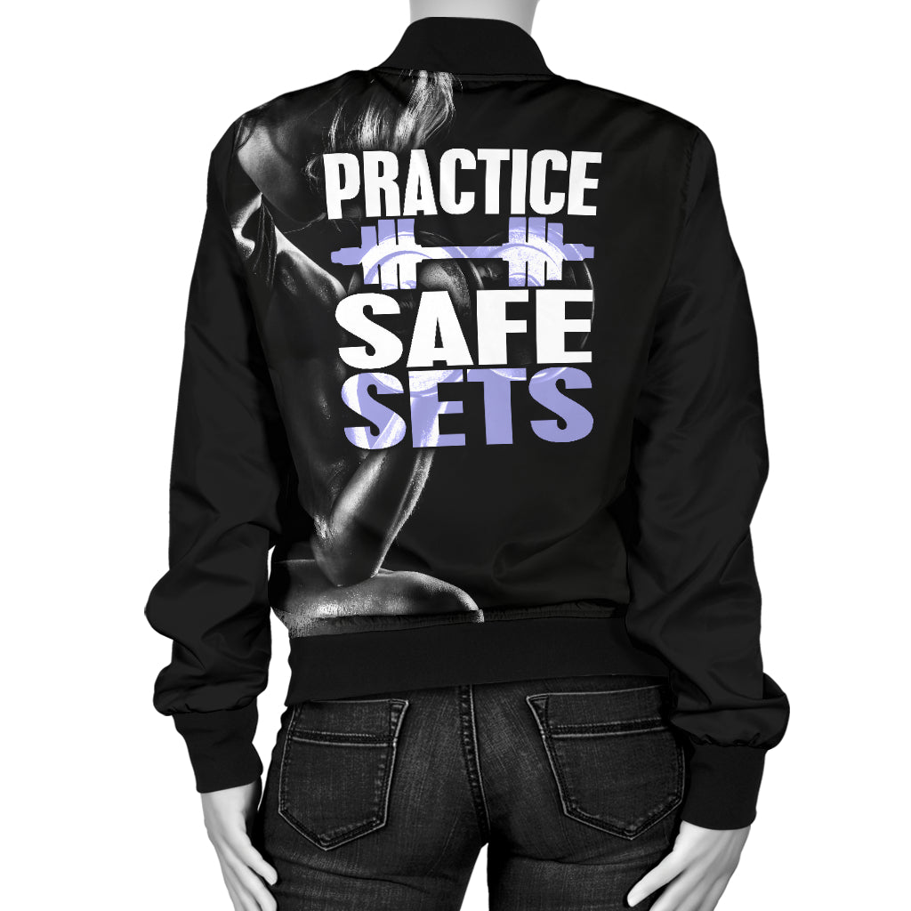 Practice Safe Sets Women's Bomber Jacket