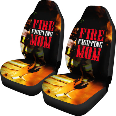 Fire Fighting Mom Car Seat Covers