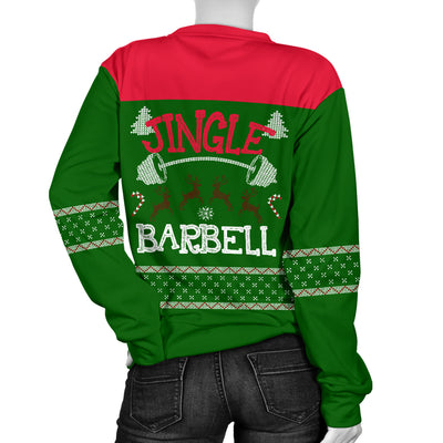 Jingle Barbell Women's Ugly Xmas Sweater