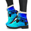 Grunge PS Womens Faux Fur Leather Boots - gaming bestseller