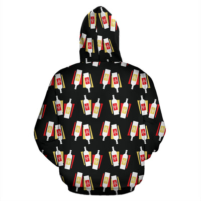 Red and White Wine Hoodie