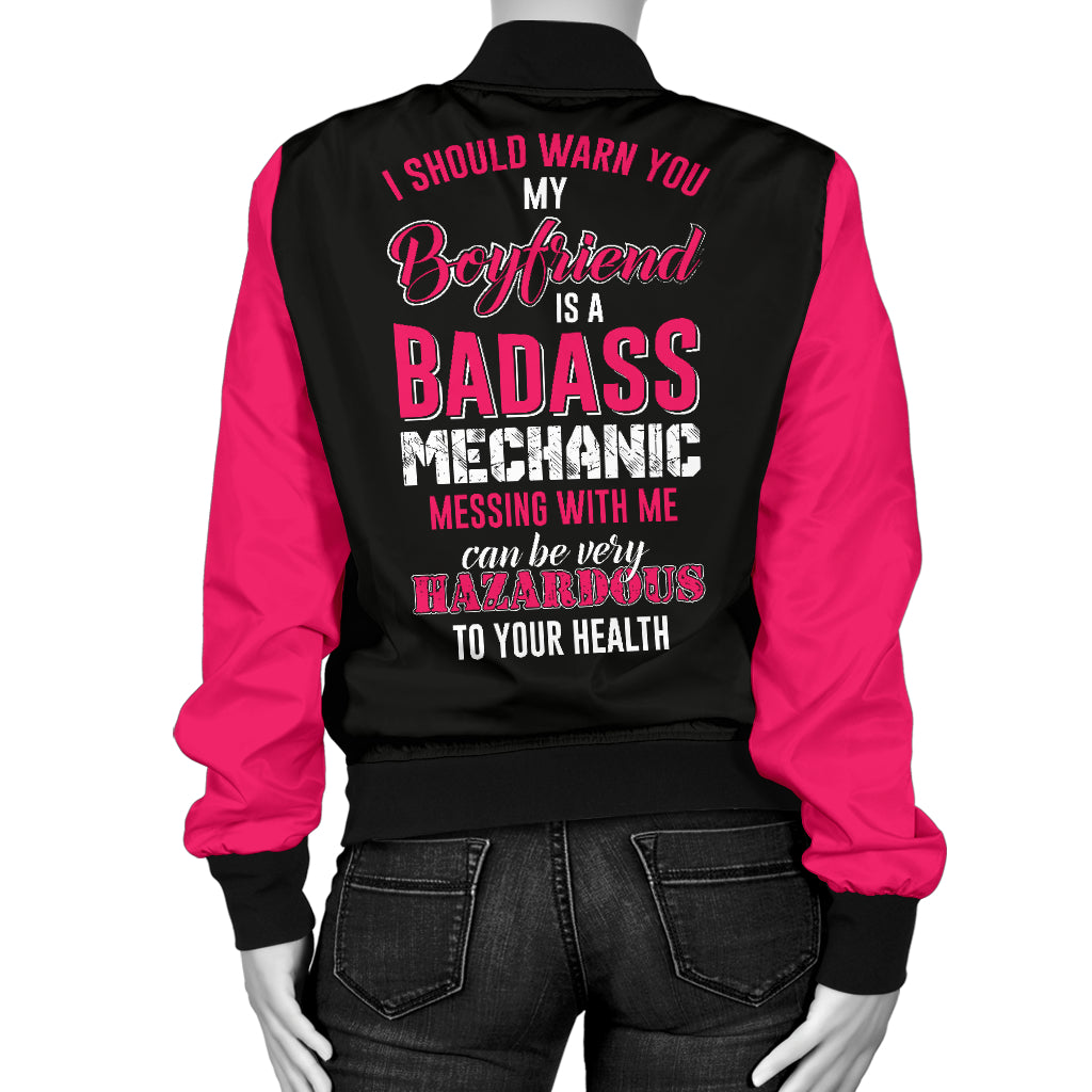 Boyfriend Mechanic Women's Bomber Jacket