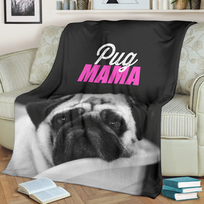 Pug Mama Premium Blanket