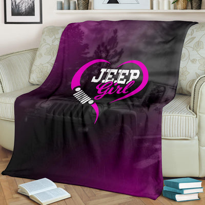 Jeep Girl Love Premium Blanket
