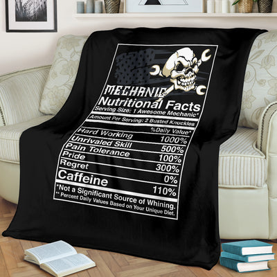 Mechanic Nutritional Facts Premium Blanket