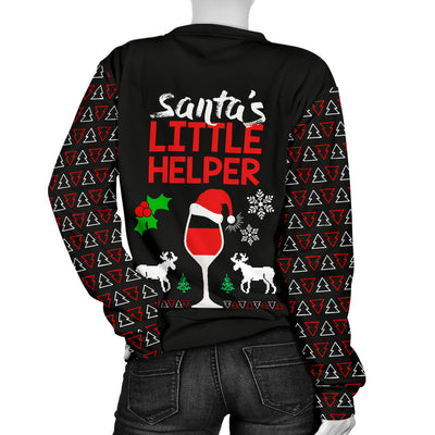 Santa's Little Helper Women's Ugly Xmas Sweater