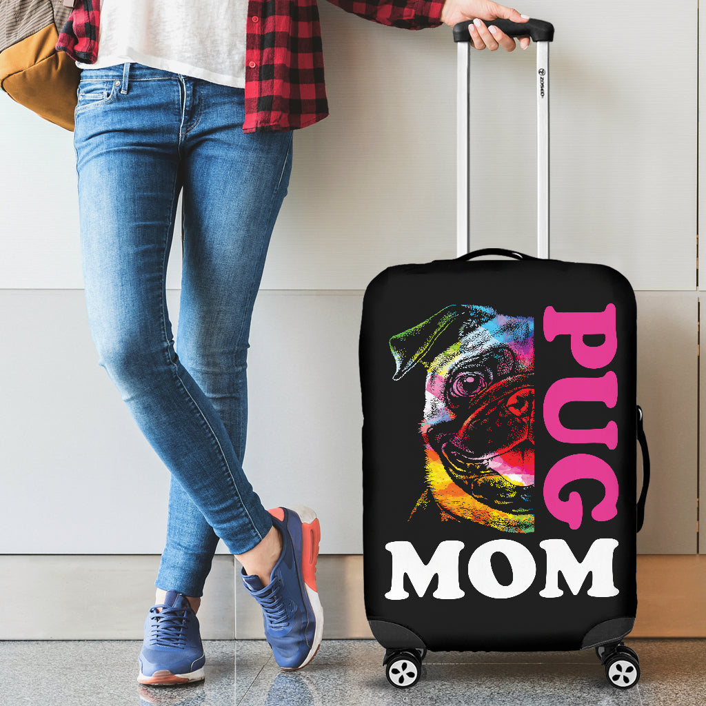 Pug Mom Luggage Covers