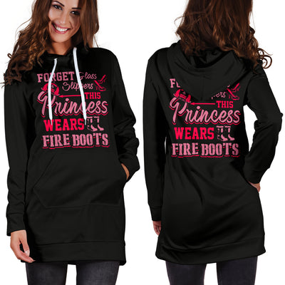 This Princess Wears Fire Boots Hoodie Dress