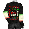 I Go Both Ways Women's Ugly Xmas Sweater