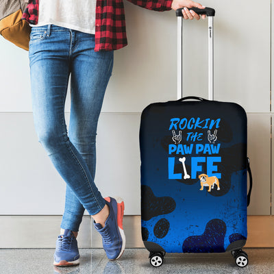 Rockin Paw Paw Life Bulldog Luggage Cover