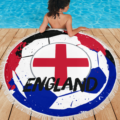 England Soccer Beach Blanket