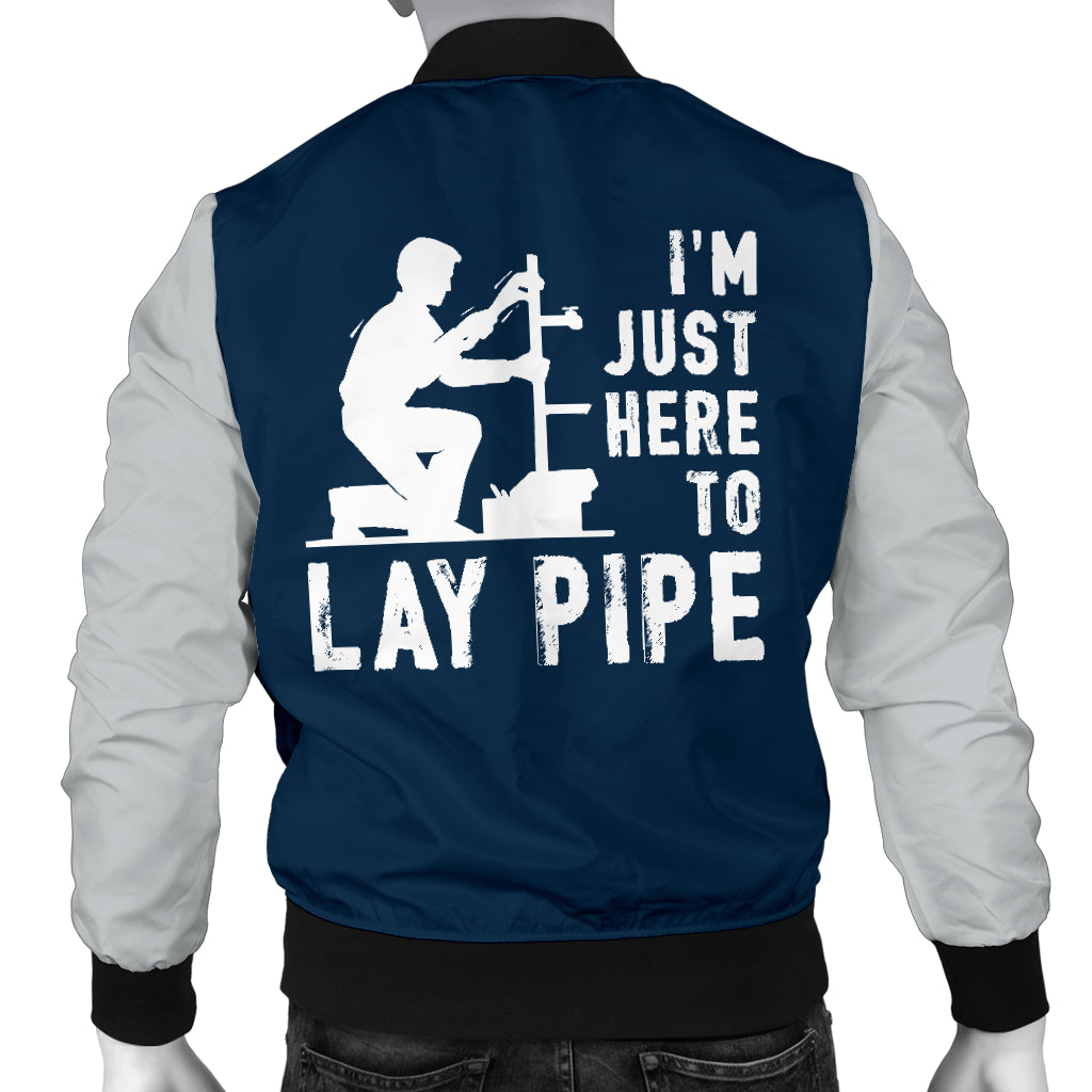 Just Here To Lay Pipe Men's Bomber Jacket