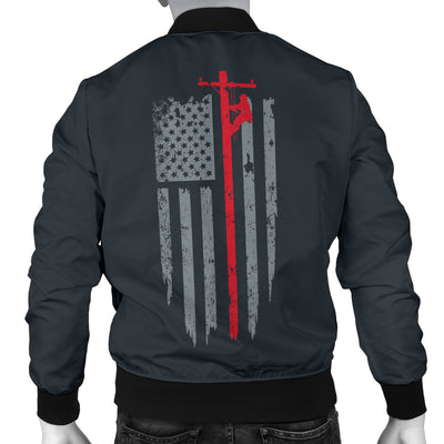 American Lineman Men's Bomber Jacket
