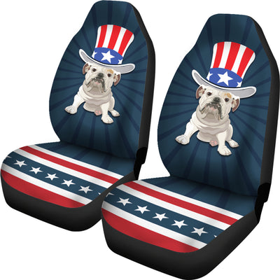 American Bulldog Car Seat Covers
