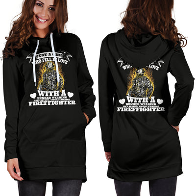 Fell In Love With Firefighter Hoodie Dress