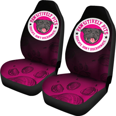 Pawsitively Pits Car Seat Covers (set of 2)