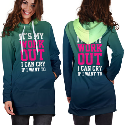 My Work Out Hoodie Dress