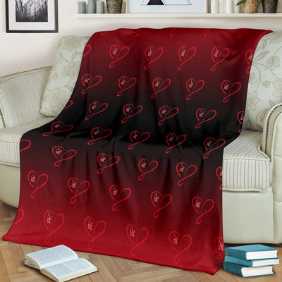 Love Infinity Wine Premium Blanket