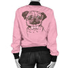 Nerd Pug Women's Bomber Jacket