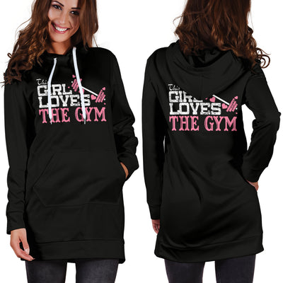 This Girl Loves The Gym Hoodie Dress