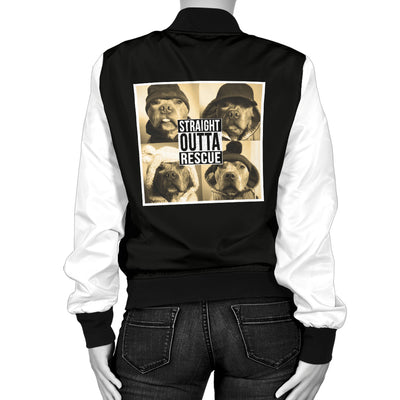 Straight Outta Rescue Women's Bomber Jacket