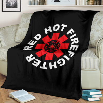 Red Hot Firefighter Premium Blanket