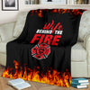 Wife Behind The Fire Premium Blanket