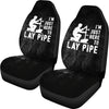 Lay Pipe Plumber Car Seat Covers (set of 2)