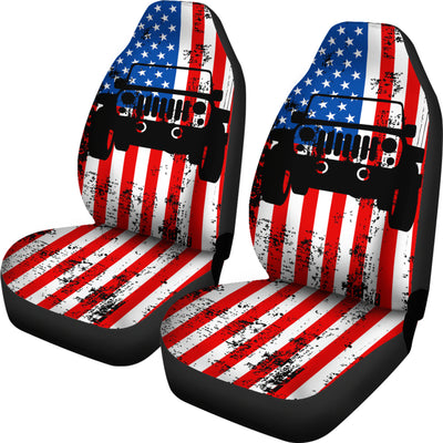 Jeep USA Car Seat Covers (Set of 2)