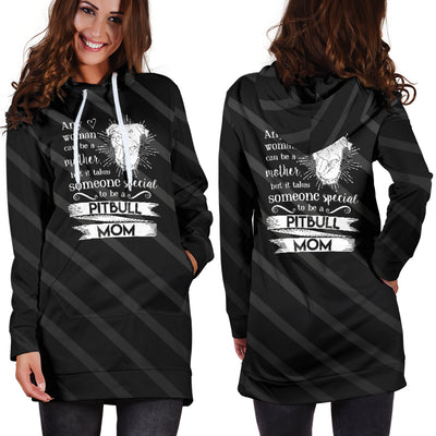 Special Pitbull Mom Hoodie Dress