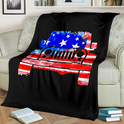 American Jeep Premium Blanket