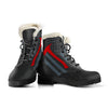 Fire Axe Mens Faux Fur Leather Boots