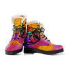 Colorful Bull Womens Faux Fur Leather Boots