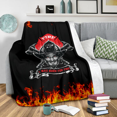 Born For Fire Premium Blanket