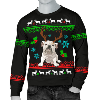 Reindeer Bull Men's Ugly Xmas Sweater