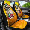 Cool Pug Car Seat Covers (set of 2)