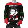 Better With A Pit Bull Women's Ugly Xmas Sweater