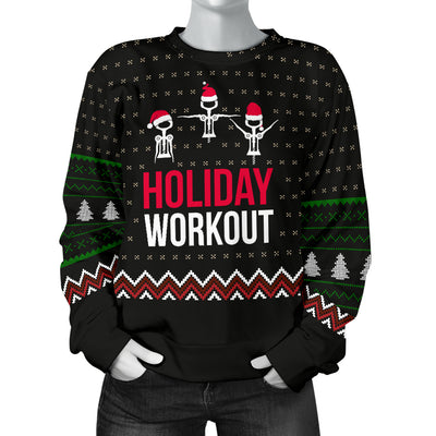 Holiday Workout Ugly Xmas Sweater