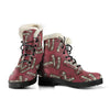 Corks Womens Faux Fur Leather Boots