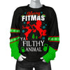 Merry Fitmas Ya Filthy Animal Women's Ugly Xmas Sweater