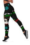 Reindeer Pug Xmas Leggings