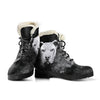 Love A Pit Womens Faux Fur Leather Boots