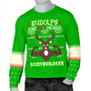 Rudolph Bodybuilder Men's Ugly Xmas Sweater