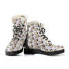 Pug Run Womens Faux Fur Leather Boots