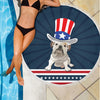 American Bulldog Beach Blanket