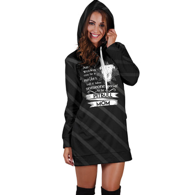 Special Pitbull Mom Hoodie Dress