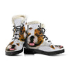 Bully Womens Faux Fur Leather Boots